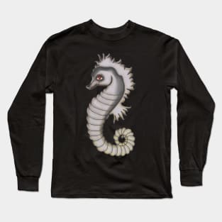 Sweet little seahorse and bubbles Long Sleeve T-Shirt